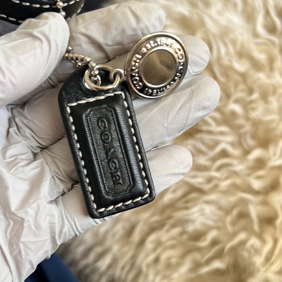Coach Black Stripe Signature Bag - Picture 2 of 16